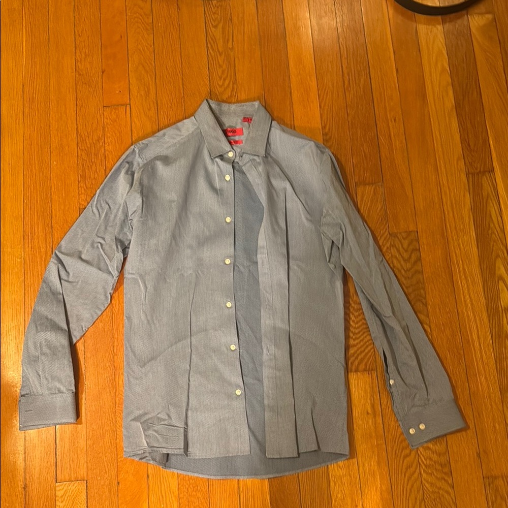Hugo Boss Blue Dress Shirt